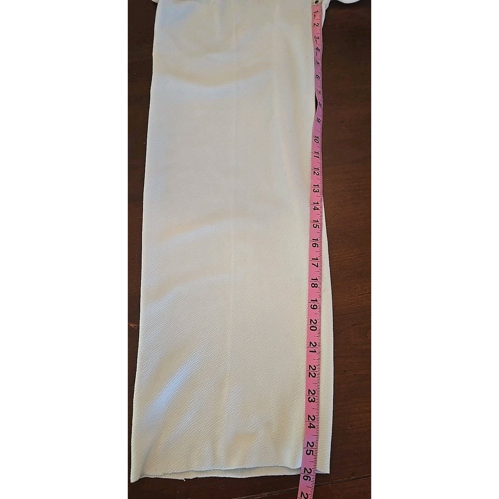 Monteau Los Angeles Sleeveles Jumpsuit Women SZ S White Pockets Zip Work 2 Play - Picture 7 of 12
